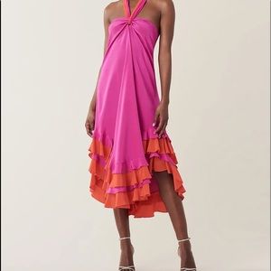 Diane von Furstenberg Silk Halter Dress